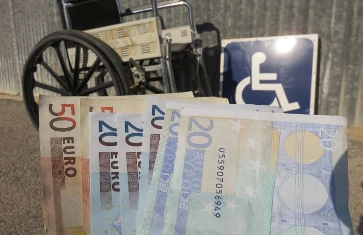 soldi per pensione d'invalidità